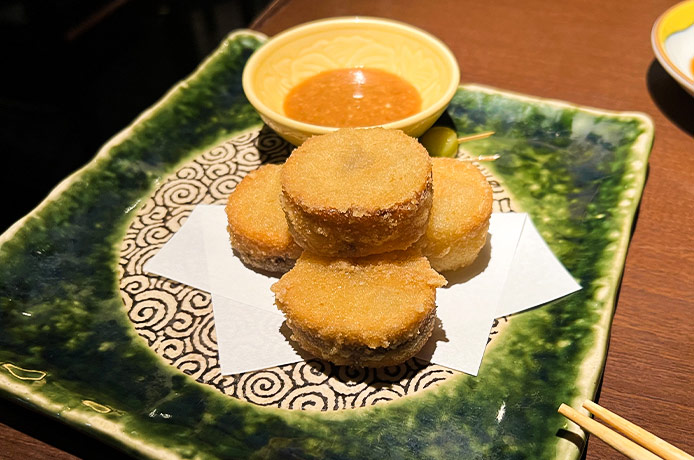 Teuer, aber jeden Cent Wert: Vorspeise in einer Izakaya auf der Ginza